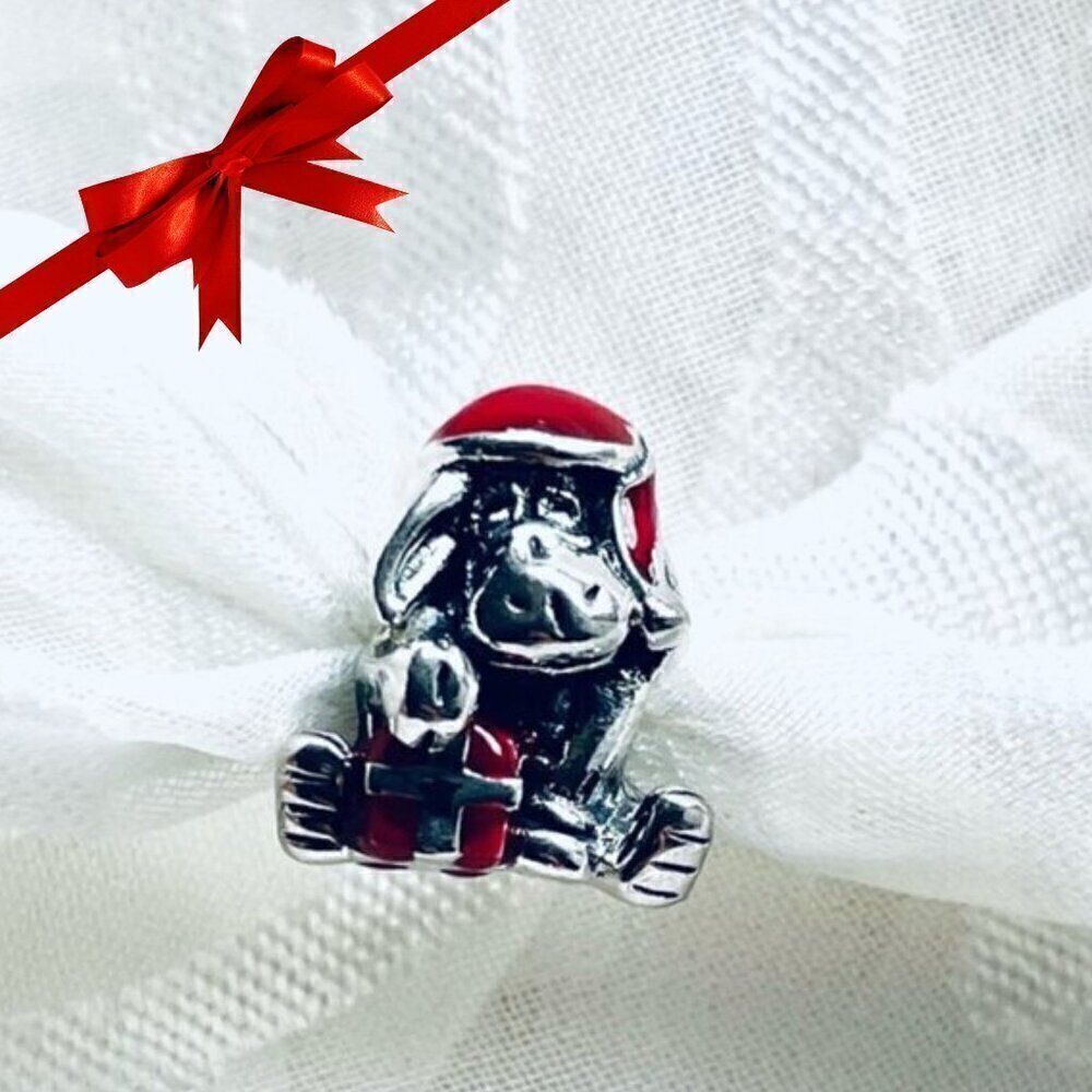 💙 NWOT Eeyore Charm – Winnie The Pooh ✨Christmas